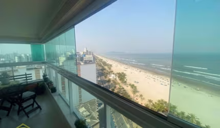 OLHA ISSO AQUI!! É FRENTE TOTAL PARA O MAR - VISTA IMPERDÍVEL - TOTALMENTE MOBILIADO
