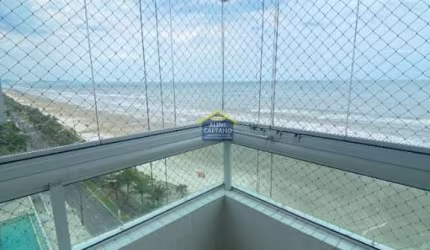 Apartamento 3 dorms Frente Mar no Solemar! Vista Livre e Definitiva para o mar!! - Cód: ACT3205