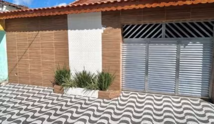 Casa Térrea Geminada - 2 dorms 2 vagas - Quietude - Praia Grande
