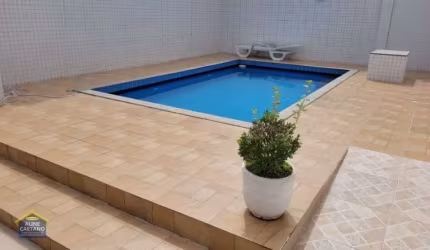 Sobrado de Condomínio, 200 mts da praia c/ Piscina - 290 mil