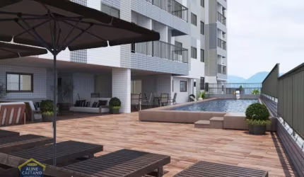 MEGA OPORTUNIDADE NO CANTO DO FORTE, 2 DORMS, 2 VAGAS R$580MIL.