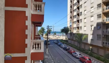 Ótimo apartamento 1 dormitório com vista lateral para o Mar!! - Cód: ACT3383