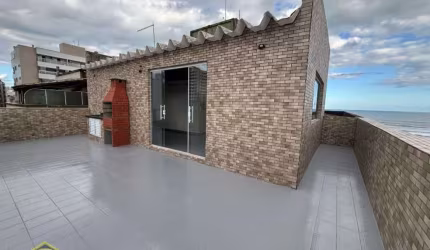 Cobertura Duplex em Prédio Frente Mar - 2 dorms 2 vagas - Financia!
