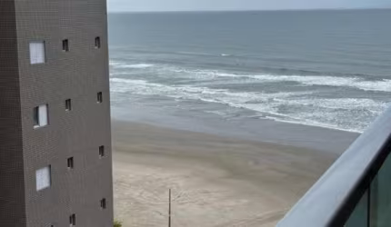 APTO 2 DORMS 1 SUÍTE, FRENTE MAR , VENHA DESFRUTAR DESSA LINDA VISTA APENAS R$450 MIL.