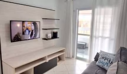 Seu AP 300 mts da praia c/ 02 dorms, Mobiliado, 94 m2