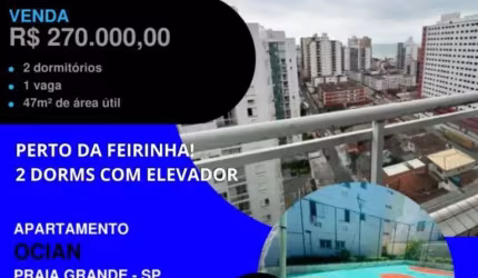 ESTE AQUI VOCÊ JÁ VIU? 2 DORMS COLADINHO DA FEIRINHA COM ELEVADOR E SACADA POR APENAS...