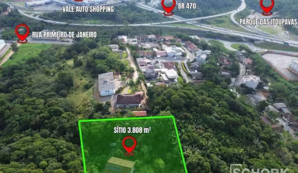 Sítio com 3 dormitórios à venda, 3808 m² por R$ 750.000,00 - Fortaleza - Blumenau/SC