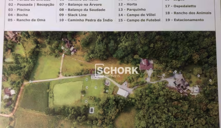 Sítio com 10 dormitórios à venda, 380257 m² por R$ 5.000.000,00 - Mulde - Timbó/SC