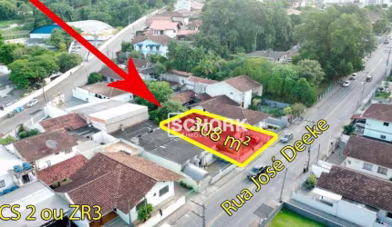 Terreno à venda, 308 m² por R$ 480.000,00 - Escola Agrícola - Blumenau/SC