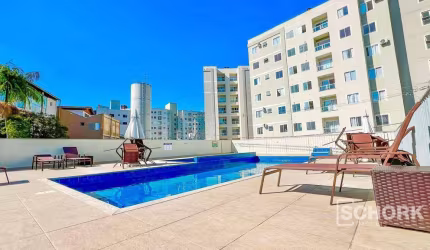 Apartamento com 2 dormitórios para alugar, 45 m² por R$ 1.865,00/mês - Água Verde - Blumenau/SC