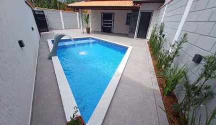Casa à venda em Itanhaém, Campos Elíseos, com 3 quartos, com 100 m²