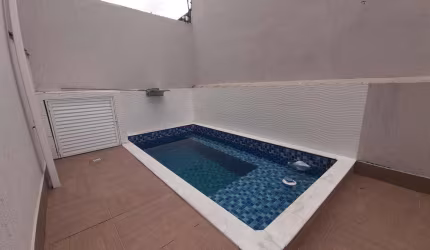 Sobrado de Condomínio com 2 dorms, Pedreira, Mongaguá - R$ 295 mil, Cod: 70509552