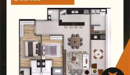 Apartamento com 2 quartos à venda em Jardim Ana Maria - SP