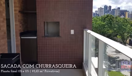 Apartamento com 3 quartos à venda na Alameda Princesa Izabel, 291, Mercês, Curitiba, 93 m2 por R$ 939.000