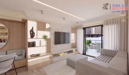 Apartamento com 2 quartos à venda na Rua Guaratuba, 132, Ahú, Curitiba, 90 m2 por R$ 1.149.000