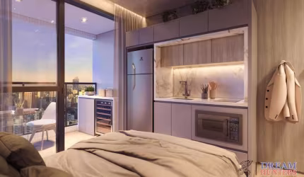 Apartamento com 2 quartos à venda na Rua Emiliano Perneta, 260, Centro, Curitiba, 50 m2 por R$ 662.700