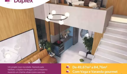 Duplex Sala Quarto com Vaga