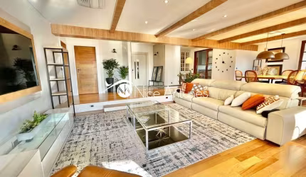 Aparamento com 290m2 com 4 suítes, 4 vagas de garagens com vista panorâmica permanente para serra.