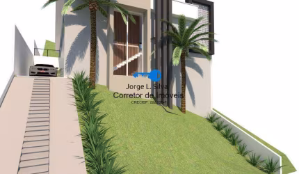 Projeto de Casa Térrea 318m2 A/C 4 Dormitórios 4 Suítes - Jordanésia 1100m2