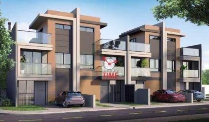 Sobrado com 3 dormitórios à venda, 112 m² por R$ 1.002.041,00 - Santa Cândida - Curitiba/PR