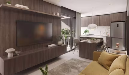 Apartamento Compacto com 1 Quarto e Vaga de Garagem no Bacacheri
