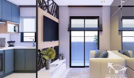 Apartamento com 1 dormitório à venda, 20 m² por R$ 220.000 - Cajuru - Curitiba/PR