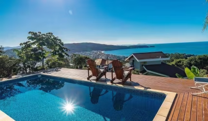 Casa em condominio com espetacular vista para mar