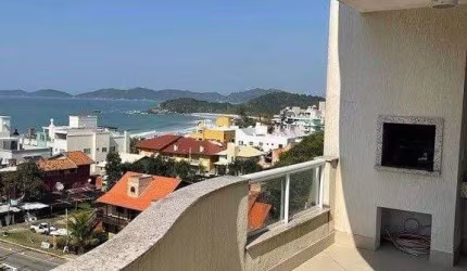 Cobertura mobiliada com vista para o mar com 03 suítes, com 02 garagens em Bombinhas