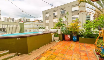 Cobertura com 3 quartos à venda na Avenida Alegrete, 455, Petrópolis, Porto Alegre, 125 m2 por R$ 990.000