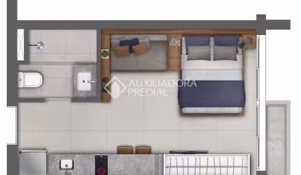 Apartamento com 1 quarto à venda na Rua Professor Duplan, 40, Rio Branco, Porto Alegre, 25 m2 por R$ 463.000