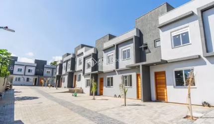 Casa em condomínio fechado com 2 quartos à venda na Rua Miguel Ascoleze, 125, Vila Nova, Porto Alegre, 60 m2 por R$ 319.000