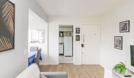 Apartamento com 1 quarto para alugar na Rua Felipe de Oliveira, 815, Petrópolis, Porto Alegre, 46 m2 por R$ 3.000