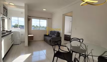 Apartamento 2 dormitórios Mobiliado em itajaí - Com piscina quiosque e playground Res. Homeset