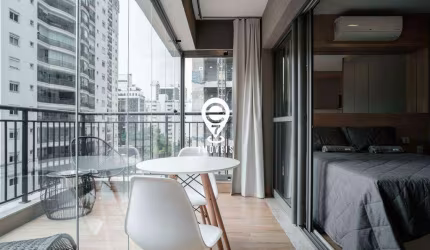 LINDO STUDIO COM PORTEIRA FECHADA EM MOEMA!