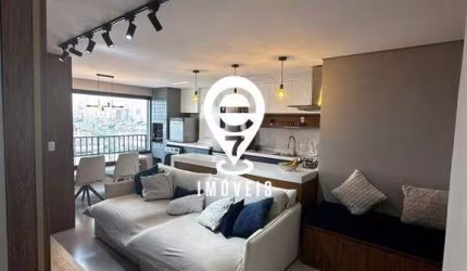 Apartamento 50m2 /2dormitorios 2 banheiros 1 vaga com varanda gurmet Condomínio Piscine