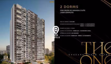 Apartamento à venda, 2 quartos, Chácara Santo Antônio (Zona Sul) - São Paulo/SP