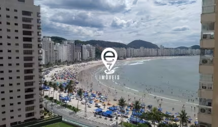 APARTAMENTO À VENDA COM VARANDA GOURMET E VISTA PARA O MAR - GUARUJÁ