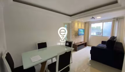 Apartamento mobiliado com 2 dormitórios, 1 banheiro social, 1 vaga de garagem