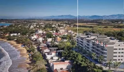 Apartamento 3 quartos de frente para o mar em Ubu, Anchieta, ES