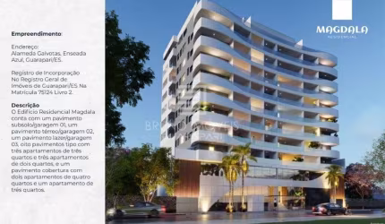 Lançamento imóvel na Planta 2 quartos na Enseada Azul em Guarapari