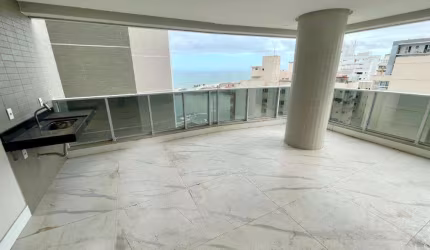 Apartamento 3 quartos sendo 2 suítes prédio de frente para o mar na praia das Castanheiras, Guarapari, ES