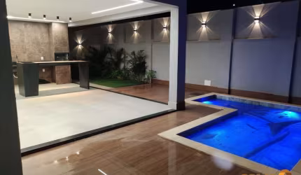 Casa em condomínio fechado com 4 quartos à venda na Velha - Residencial Marília, 1, Jardins Capri, Senador Canedo por R$ 2.995.000