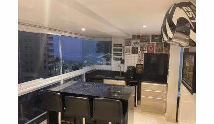 APARTAMENTO  ALTO PADRÃO, 2 DORM, VARANDA GOURMET, C LAZER, VISTA LATERAL MAR, FLORIDA