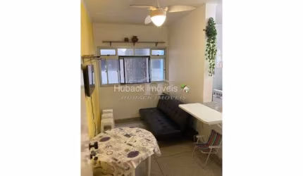 Apartamento 01 dormitorio proximo do mar, Boqueirão - Praia Grande- SP