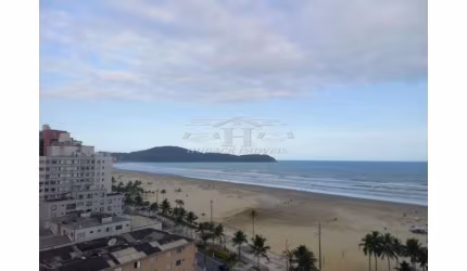 Apartamento 01 dormitório, com vista mar, Guilhermina; Praia Grande