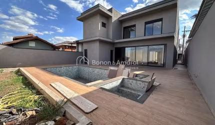 Casa em condomínio fechado com 3 quartos à venda na Doutor Roberto Moreira, km 1, 1, Boa Esperança, Paulínia, 344 m2 por R$ 2.500.000