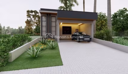 Casa térrea nova à venda no Condomínio Terras da Estância, Vila Monte Alegre, Paulínia.