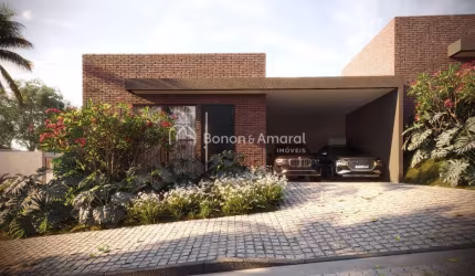 Casa Térrea em condomínio com 3 suítes, sala dois ambientes, 5 banheiros e 2 vagas na garagem - Unidade 10