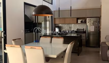 Casa em condomínio fechado com 3 quartos à venda na Avenida Luiz Greco, 500, Vila Monte Alegre, Paulínia, 143 m2 por R$ 950.000