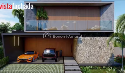 Casa em condomínio fechado com 4 quartos à venda na Doutor Roberto Cerqueira de Oliveira Rosa, sn, Loteamento Residencial Arborais, Campinas, 302 m2 por R$ 3.499.000